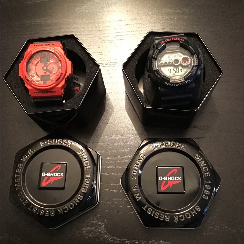 Two Casio G Shock watches